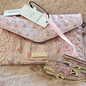 BRAHMIN Ltd Edition PIXIE DUST Envelope & Copa Cabana Car Ornament Tassel NEW